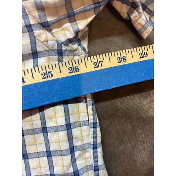 Eddie Bauer Men's XL Button Shirt Short Sleeve Plaid Multicolor - Picture 5 of 6